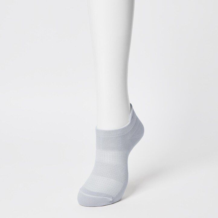 womens uniqlo sports three pairs socks light grey