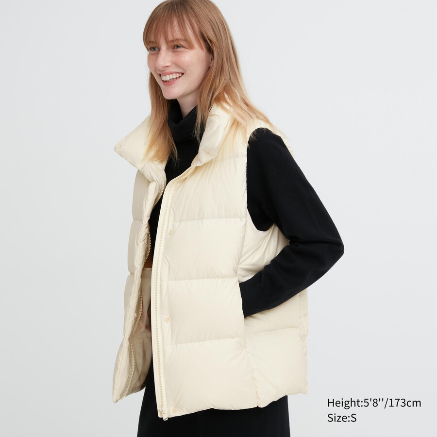 uniqlo powder soft down nanodesign womens jackets white on