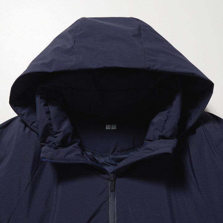 black womens uniqlo ultra warm hybrid down jackets