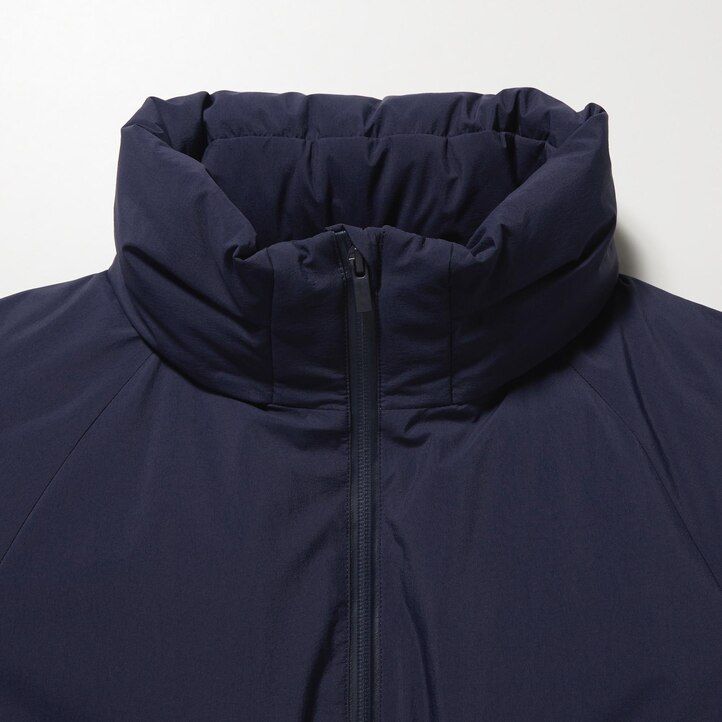 black womens uniqlo ultra warm hybrid down jackets