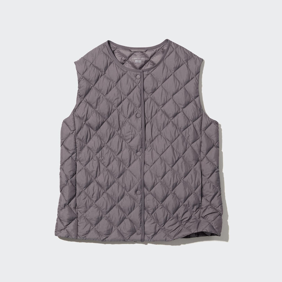 grey uniqlo warm padded quilted womens jackets