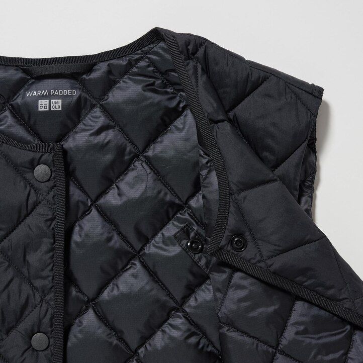 grey uniqlo warm padded quilted womens jackets