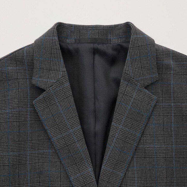 black womens uniqlo tailored jackets