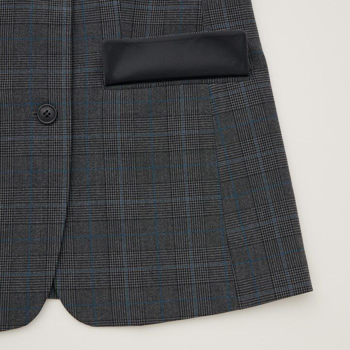 black womens uniqlo tailored jackets