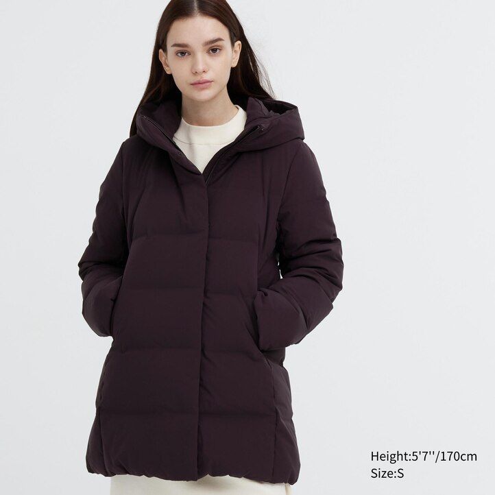 uniqlo seamless down womens jackets black