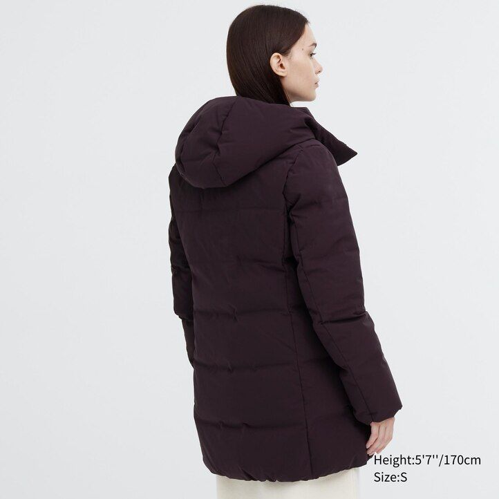 uniqlo seamless down womens jackets black