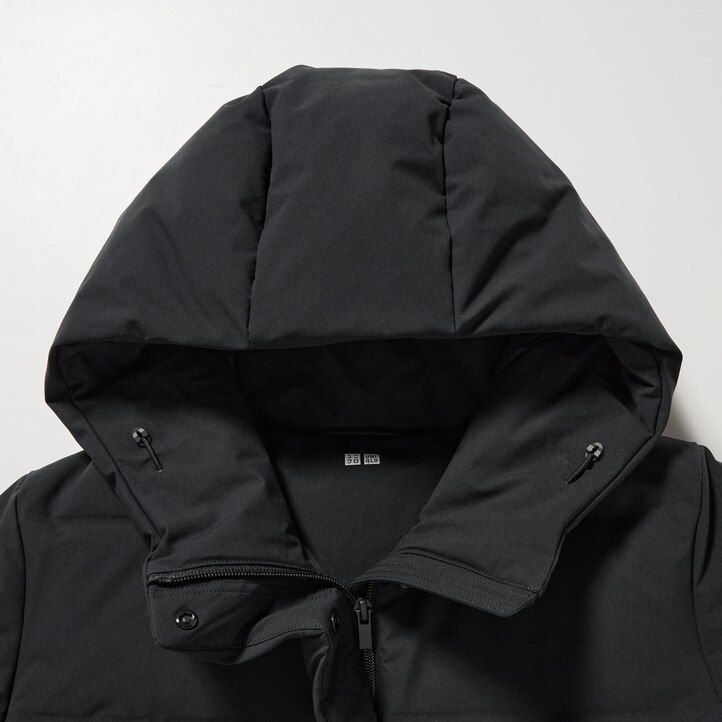 uniqlo seamless down womens jackets black