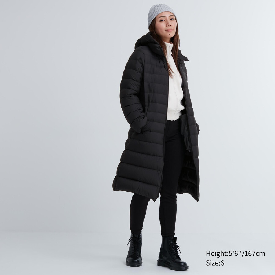 womens uniqlo ultra light down jackets black