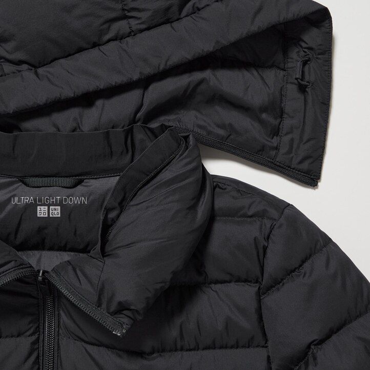 womens uniqlo ultra light down jackets black