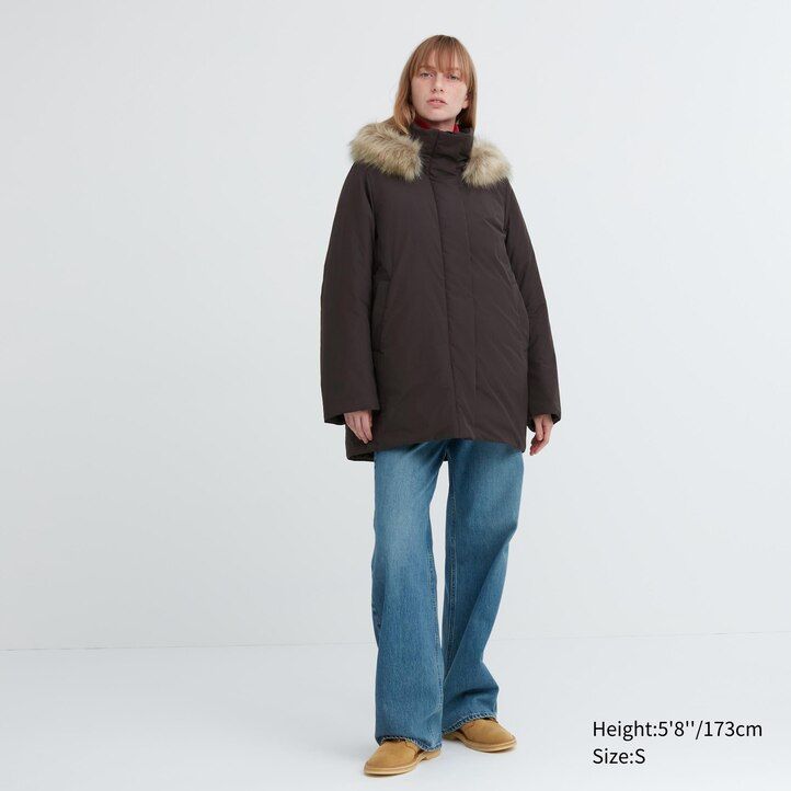 uniqlo hybrid down womens jackets black