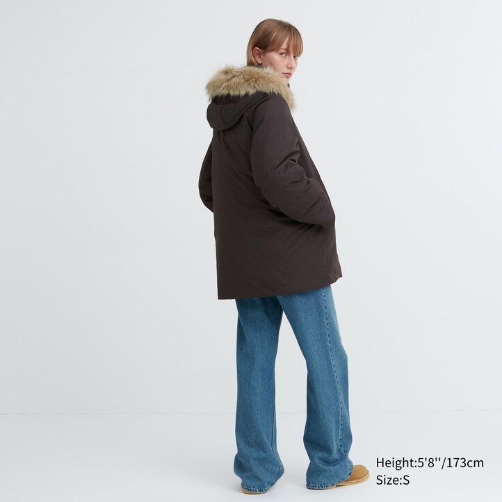 uniqlo hybrid down womens jackets black