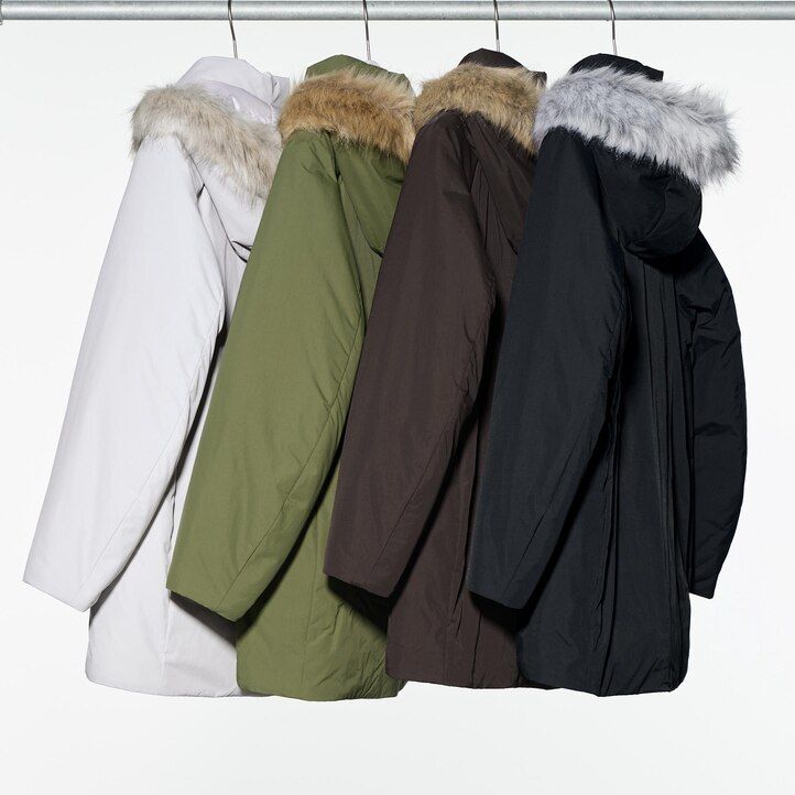 uniqlo hybrid down womens jackets black