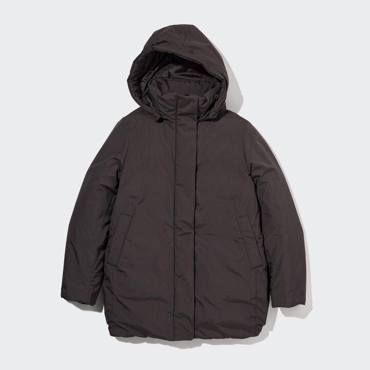 uniqlo hybrid down womens jackets black