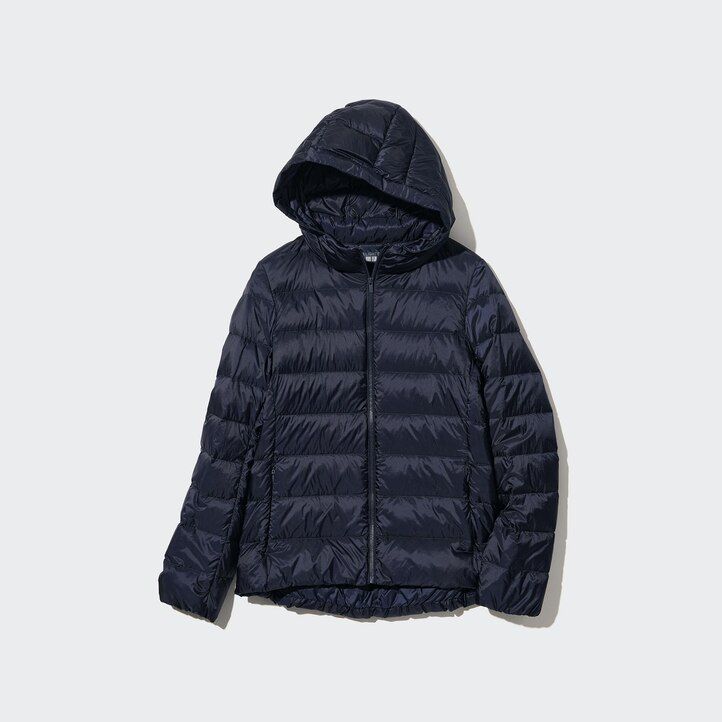 navy womens uniqlo ultra light down jackets