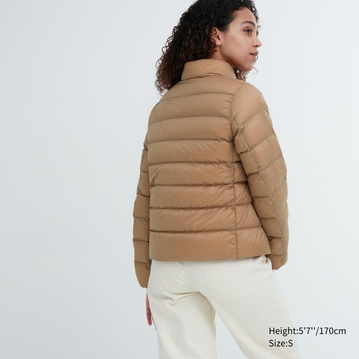 uniqlo ultra light down womens jackets beige