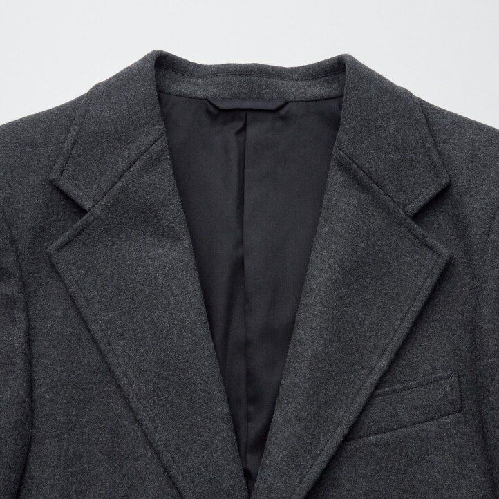 dark brown uniqlo jersey tailored womens jackets