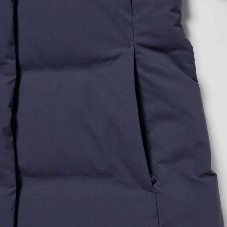grey womens uniqlo seamless down jackets