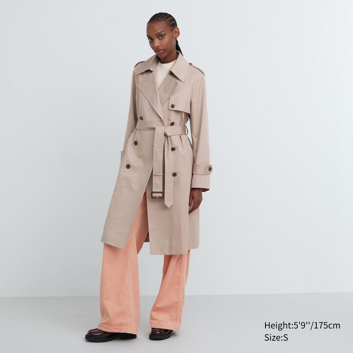 uniqlo trench womens jackets navy