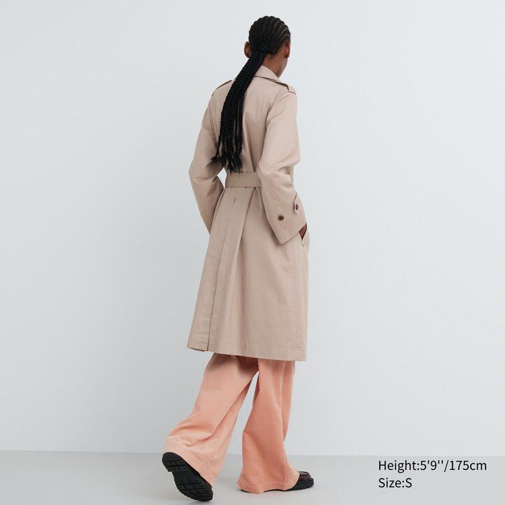 uniqlo trench womens jackets navy
