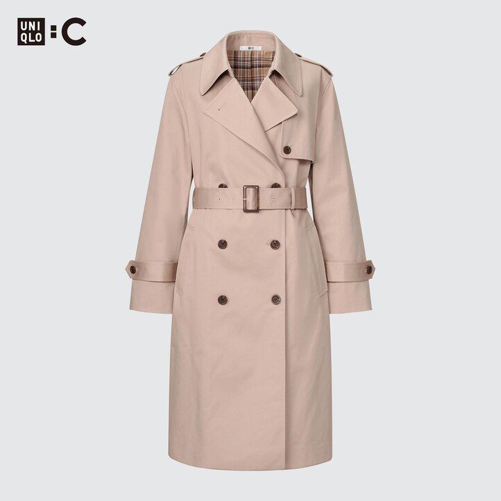 uniqlo trench womens jackets navy