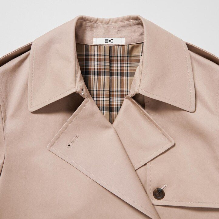 uniqlo trench womens jackets navy