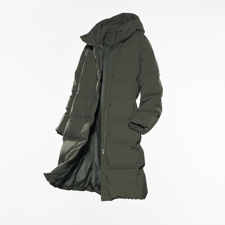 womens uniqlo seamless down jackets black