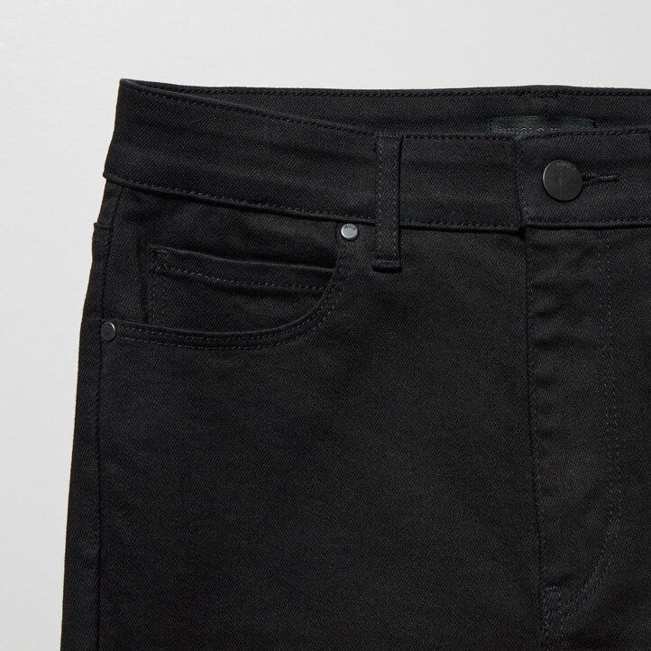 blue uniqlo ultra stretch high rise skinny fit womens jeans