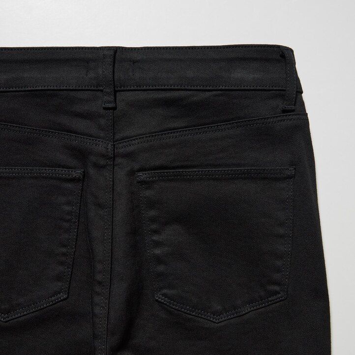 blue uniqlo ultra stretch high rise skinny fit womens jeans