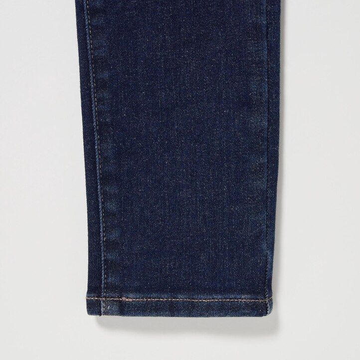 black womens uniqlo ultra stretch high rise skinny fit jeans