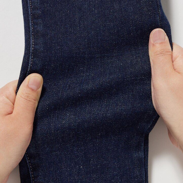 black womens uniqlo ultra stretch high rise skinny fit jeans