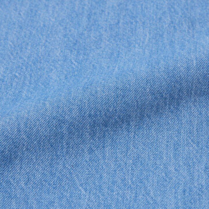 blue uniqlo denim wide straight legrgo womens jeans