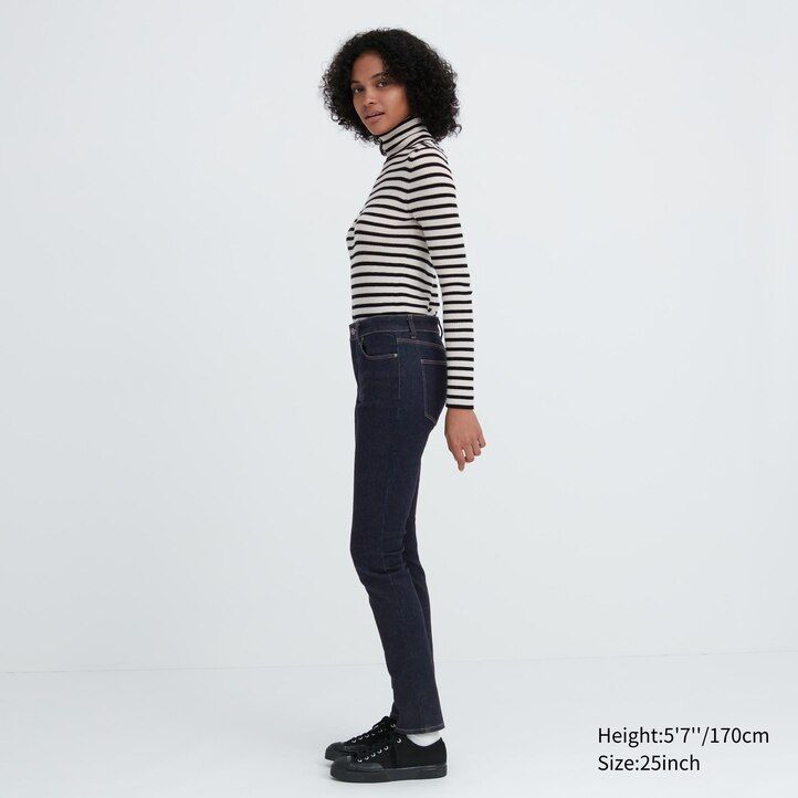 womens uniqlo ultra stretch skinny fit jeans white