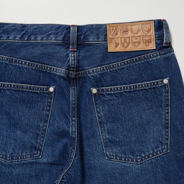 dark grey womens uniqlo slim fit straight leg jeans