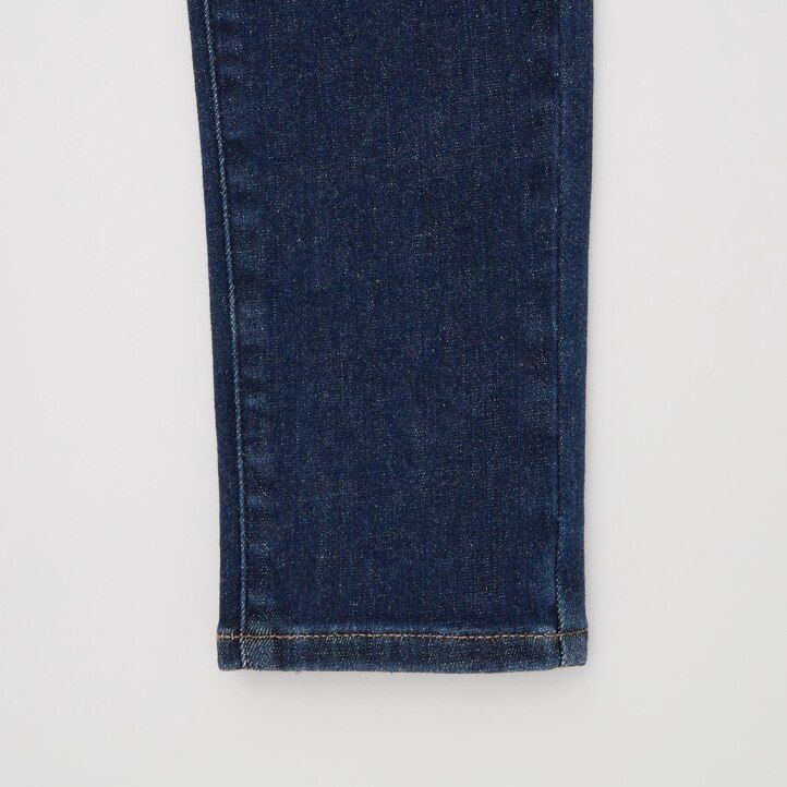 womens uniqlo ultra stretch high rise skinny fit jeans navy
