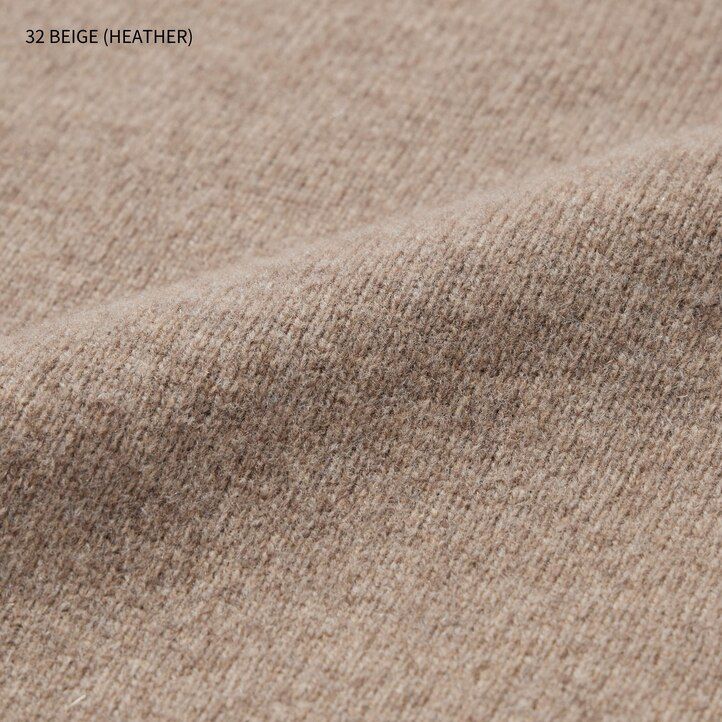 orange uniqlo premium lambswool womens jumpers