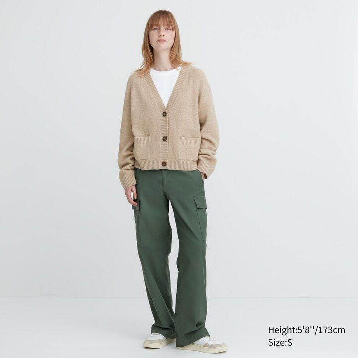 womens uniqlo souffle yarn jumpers red