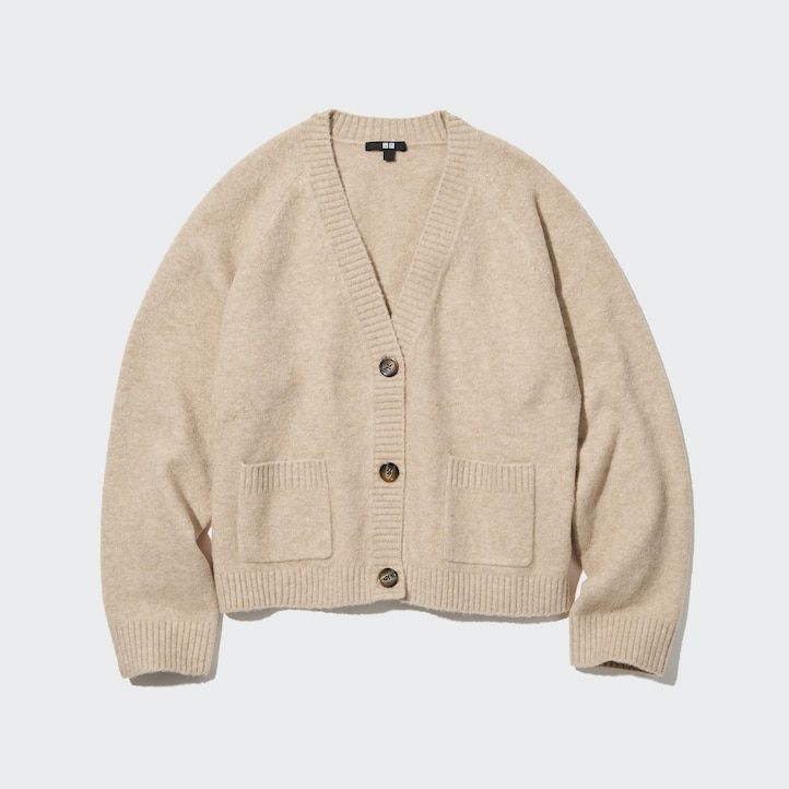womens uniqlo souffle yarn jumpers red