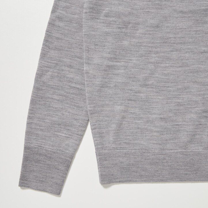 womens uniqlo 100pct extra fine merino jumpers brown