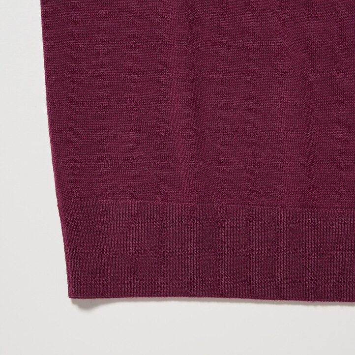 womens uniqlo 100pct extra fine merino v neck jumpers green