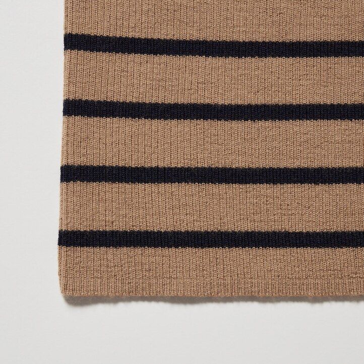 white womens uniqlo 100pct extra fine merino ribbed jumpers