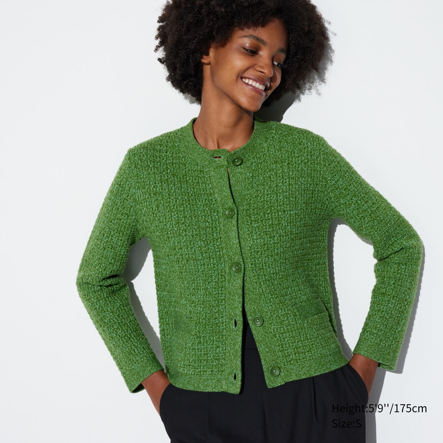 uniqlo knitted womens jumpers green