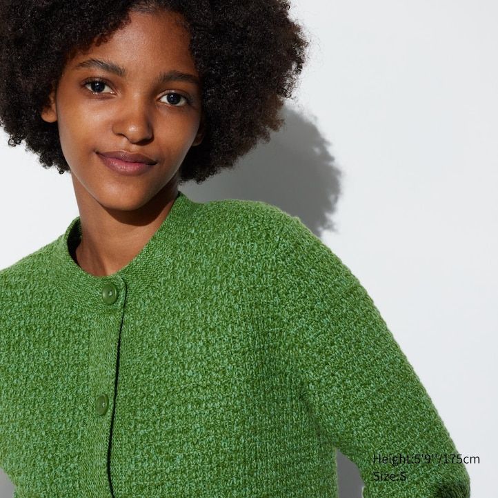 uniqlo knitted womens jumpers green