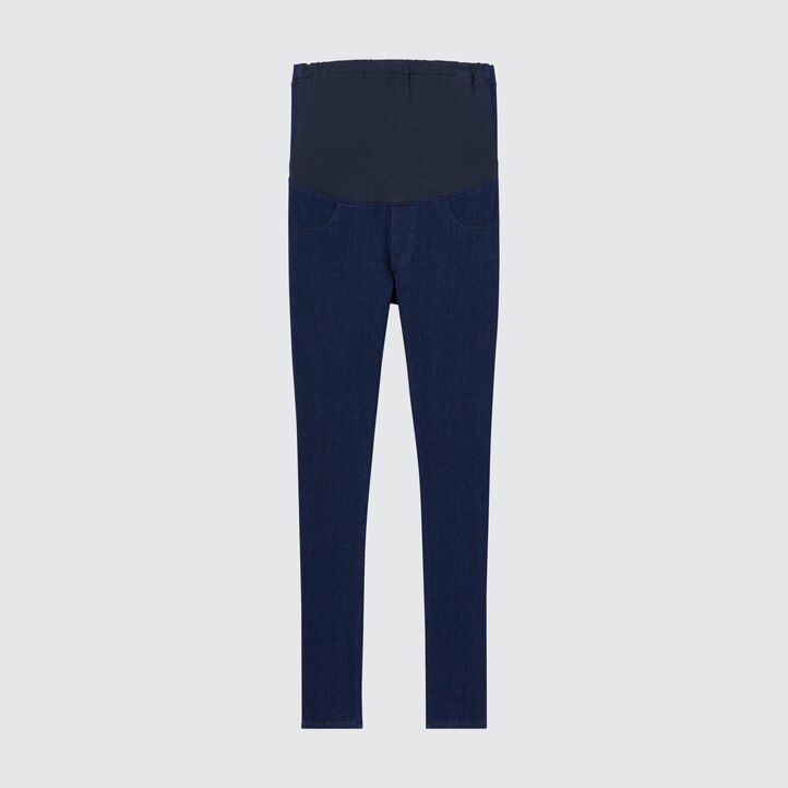 blue womens uniqlo ultra stretch maternity denim maternity wear