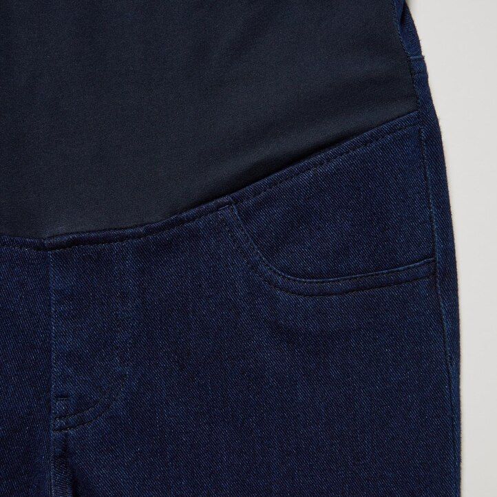 blue womens uniqlo ultra stretch maternity denim maternity wear