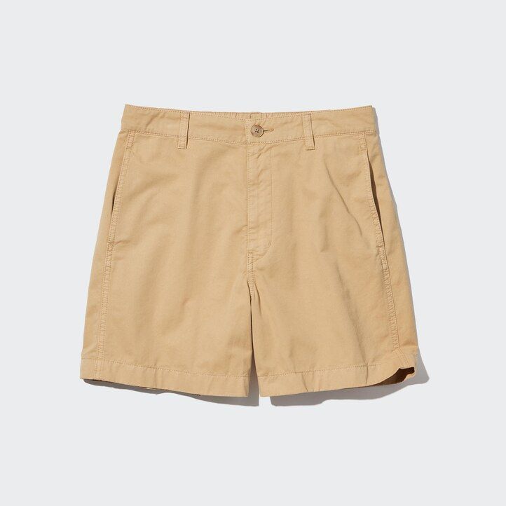 white uniqlo chinos womens shorts