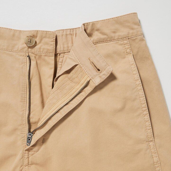 white uniqlo chinos womens shorts