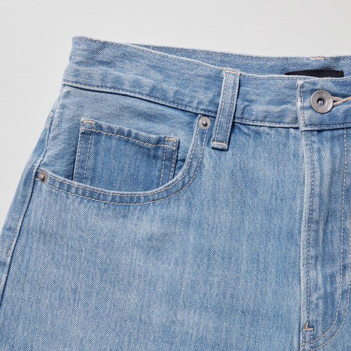 womens uniqlo denims shorts blue