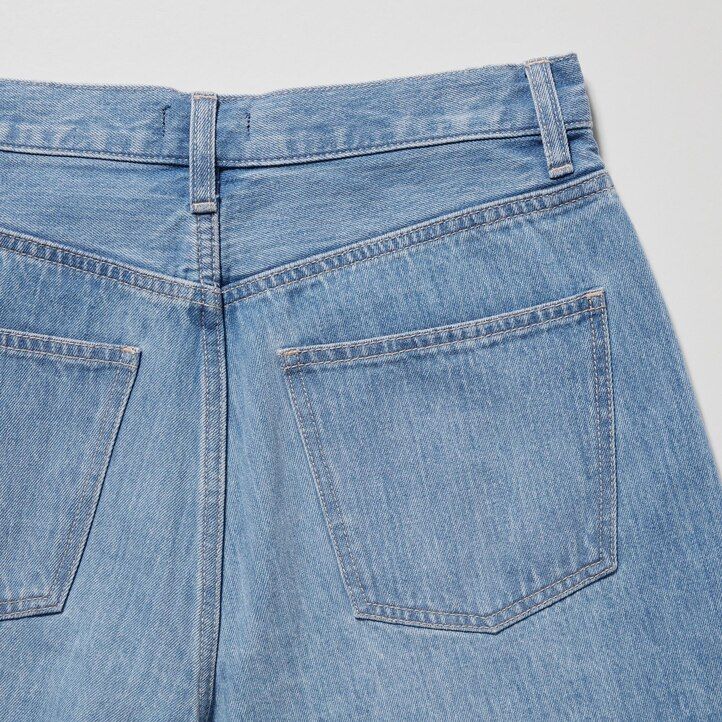 womens uniqlo denims shorts blue