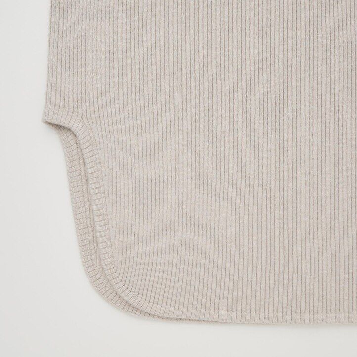 uniqlo 3d knit seamless souffle yarn ribbed womens skirts beige