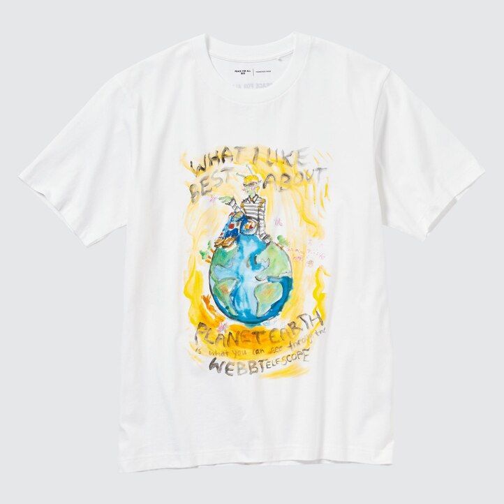 white womens uniqlo peace for all graphic francesco risso t shirts